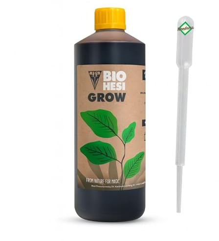 Weedness Hesi Bio Grow 500 ml tillväxtfas – odlingsgödselmedel naturgödselmedel inomhusväxter flytande organisk