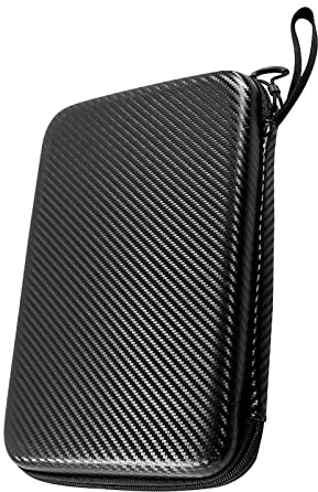 LOSOO Tischtennisschläger Hülle Pocket Schlägerhülle, Eva Tischtennis Schlägerhülle Für Bis Zu Zwei Schläger, 29 X 19.5 X 50 cm (Schwarz (1 Stück))