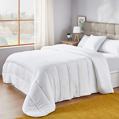 PIKOLIN Home - Edredón Antialérgico de Microfibra 300 gr | 260x240cm | Cama 180 | Relleno Nórdico | Otoño Invierno