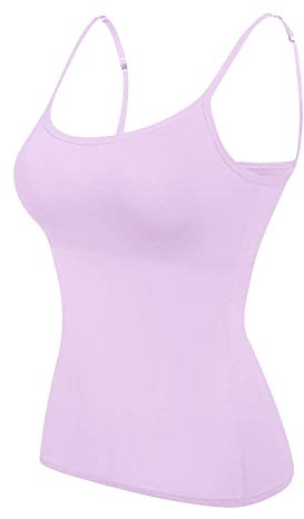 Generisch Weste aus Lammfell für Herren und Damen, Reine Farbe, röhrenförmiges Oberteil, Camisole mit Brustpolster, Oberteil für Damen, Sommerunterwäsche, Unterwäsche, dunkelviolett, XX-Large