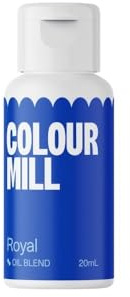 Colour Mill Royal Blue Next Generation Colorant alimentaire à base d'huile pour pâtisserie, décoration, glaçage et cuisine - 20 ml