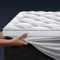 Autsel Matratzentopper mit Memory Foam Partikel 180x200cm, 800gsm Ultraweich Matratzen Topper mit 4 Anti-Rutsch-Ecklaschen, Premium Matratzenauflage Hypoallergene, Maschinenwaschbar Microfaser Topper