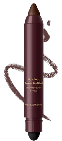 Stick In Polvere Per L'attaccatura Dei Capelli - Correttore Impermeabile Per Ritocco Delle Radici | Copertura Diradante Grigia Istantanea | Riempitore Portatile Per Ombretto Per Capelli Uomo Donna Cur