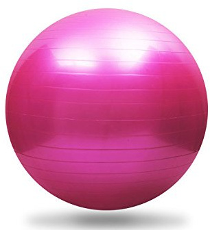 Lexys Gymnastikball Sitzball Yogaball Physioball mit Pumpe 65cm pink NEU OVP !!!