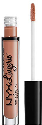NYX Professional Makeup Lip Lingerie Liquid Lipstick, Cremig-mattes Finish, Langanhaltend, Vegane Formel, Farbton: Dusk To Dawn