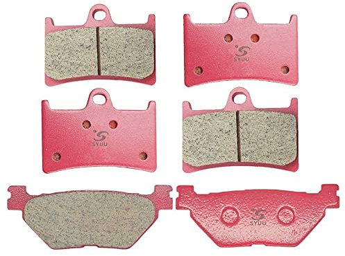S SYUU Plaquettes de frein en céramique avant arrière de moto Compatible avec Yamaha T-Max 530 XP 530 XP 500 2013 2014 2015 2016 FJR 1300 2003 2004 2005 FA252F FA319R