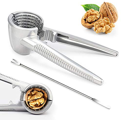 Kaycolin Nussknacker Walnüsse, Nussknacker, Walnüsse Haselnüsse Nuss Nussknacker Zinklegierung Werkzeug, 4-1 Multifunktional Zuhause Nußknacker, Mit Einer Gabel Für Nüsse