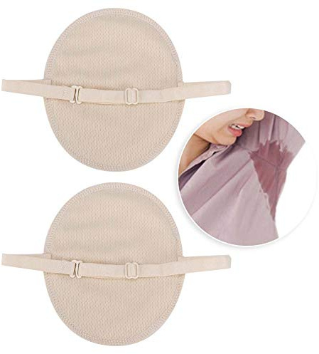 Almohadilla para el Sudor de las Axilas. Almohadilla de Algodón Reutilizable para Axilas, Transpirable, Absorbente de Sudor para Mantener las Axilas Secas, Altamente Absorbente, para Mujeres, Lavable,