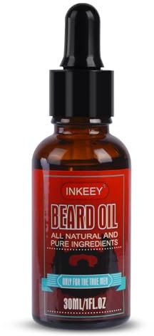 LOPHE Olio per Barba, 30g Olio da Barba per Cura della Barba, Olio Barba Uomo Idratante Nutriente per Barba, Beard Oil Idea Regalo Uomo(Fragranza composta)