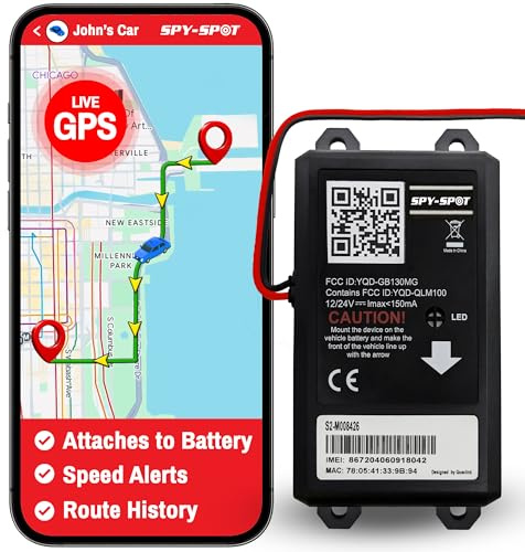 SPY SPOT GB130MG 4G LTE GPS Tracker for Vehicles with Real-Time Tracking