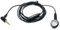 System-S Mono Headset Ohrhörer 120 cm AUX Klinke TRRS 3,5 mm Stecker Winkel Mikrofon