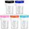 5 pièces Etui pour lentilles de contact, Mini Contact Lenses Case avec panier, Etui pour lentilles de contact à rotation manuelle Machine de nettoyage portable pour la maison, les voyages (4.7x3.7cm)