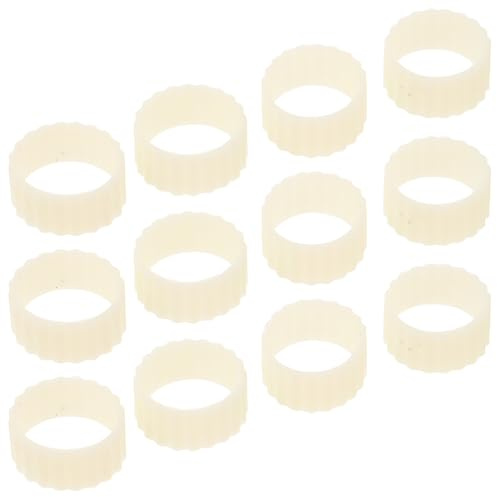 Toyvian Adaptadores de Silicona Antideslizantes Cojines Que Amortiguan Impactos 12 Accesorios Ideales Estabilizadores para Portavelas para Velas Cónicas para Bodas E Iglesias