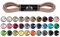 Mount Swiss Luxury Schuhbänder I Wasserabweisende und reißfeste Schnürsenkel rund ø 2-3 mm aus feiner Baumwolle/gewachst Farbe: beige.V05, Länge: 90 cm