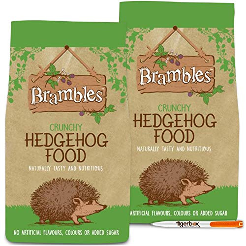 2 x 2kg Bags (4kg) Brambles Crunchy Hedgehog Food for Wild Hedgehogs, Badgers & Foxes! For a Balance of Nutrients, Vitamins & Minerals and Great for Dental Health