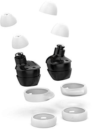 kwmobile Set de 4 Almohadillas Compatible con Auriculares in-Ear Samsung Galaxy Buds/Buds Plus - Almohadillas de Repuesto para Cascos