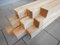 LÄRCHE KANTHOLZ BALKEN PFOSTEN QUERRIEGEL HOLZ BAUHOLZ 12x12cm 50cm LÄNGE (1)