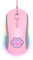 PHNIXGAM Cat Claw RGB-Gaming-Maus, leise optische Computermaus mit USB-Anschluss, 6 einstellbare DPI bis zu 7200, RGB-Beleuchtung, 6 programmierbare Windows/Vista/Linux-Tasten, Rosa