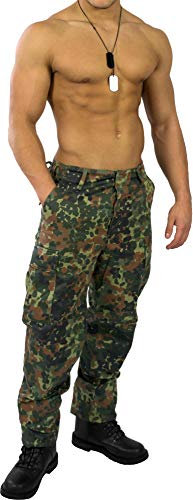 normani US Rangerhose Freizeithose Rangerhose BDU Style Farbe Flecktarn Größe XL