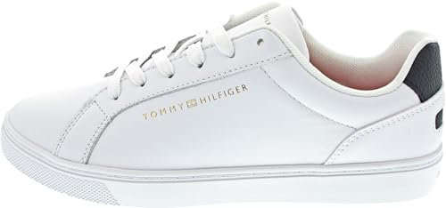 Tommy Hilfiger Damen Cupsole Sneaker Schuhe, (White), 36