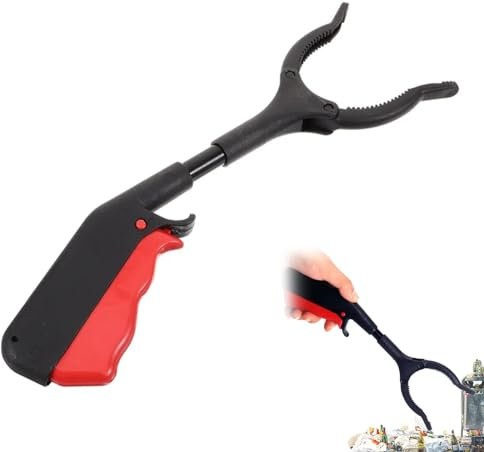TMRBBesty Raccogli Immondizia Pinza,Pinza Raccogli Rifiuti,Pinza per Rifiuti,28 cm Pinza Raccogli Oggetti,Bastone Prendi Oggetti,Portatile Pinze Raccogli Rifiuti per Prendi Oggetti da Giardino