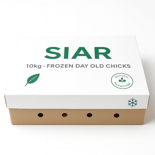 Frozen Day Old Chicks 10kg Tray (Approx. 250 Chicks) – Natural Whole Prey Food for Birds of Prey, Snakes, Reptiles & Exotic Animals