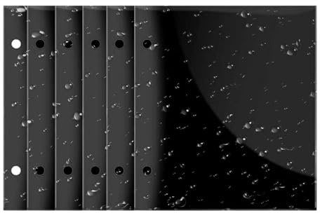 Classeur de score musical - Taille parfaite de 19 x 16,5 cm, protecteur de feuille professionnel flexible en PVC avec design à accès rapide | Excellent pour les sessions de studio et les artistes et
