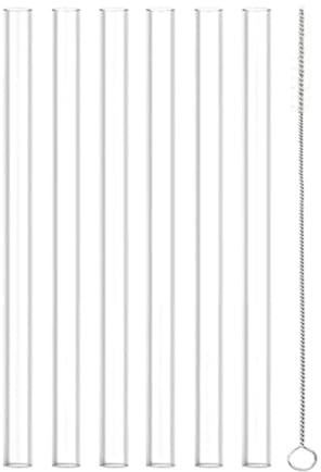Helilyco Replacement Straws for HydroJug Sport 32 oz Tumbler – 6-Pack PCTG Reusable Drinking Straws with Cleaning Brush, Heat-Resistant up to 100°C