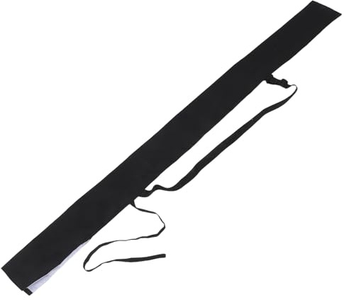 POPETPOP Funda para Espadas de Taichi 2 Piezas con Correa Ajustable, Bolsa de Almacenamiento para Artes Marciales, Tamaño Adaptable, Color Negro, para Cosplay, Entrenamiento y Transporte
