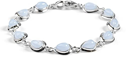 HENRYKA 925 Sterling Silver Teardrop Bracelet