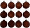 Premium Weihnachtskugeln 12-teiliges Set Echtglas Glaskugeln Weihnachten Weihnachtsdeko Tannenbaumkugeln Glas Christbaumkugeln 7-8 cm I195