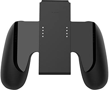 KINVOCA Charging Grip with 2000mAh Battery, 2-in-1 Comfort Grip for Nintendo Switch Controller, Controller Charger with 32in USB-C Cable, Power & Charge Indicators, Overcharge Protection