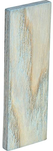 Verglasungsklötze Holz Esche lackiert | Holzklotz 80x35x5 mm | 100 Stück Glaserklötze blau