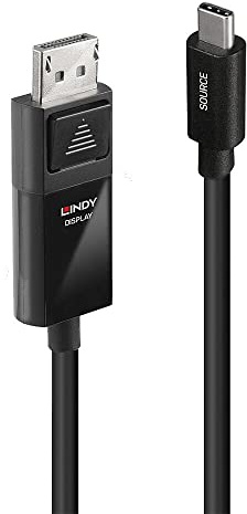 LINDY 3m USB Type C to DisplayPort 1.4 with HDR Adapter Cable