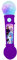 Lexibook, La Reine des neiges, Microphone Lumineux pour Enfant, Jeu Musical, Haut-Parleur intégré, Effets Lumineux, mélodies de démonstrations incluses, Violet/Bleu, MIC80FZ
