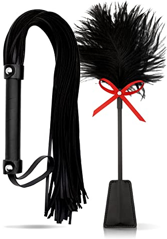 Whip Spanking Flogger Sex Play Sex Feather Tickler Teaser Feather Tickler for People Flogger Spanking Sex Fetish Sex Toys