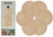 VEIZIBEE Manteles Individuales or Posavasos，Almohadilla de café Mesa de Redondos Salvamanteles Individuales de Encaje，Lavables，Antideslizantes，Cocina，Mesa de Comedor，Estilo Europeo (Kaqib, 30cm)