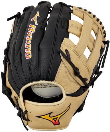 Mizuno GFN1250B5 Franchise BB - Guante de béisbol utilitario, 12.5 Pulgadas, diseño de Bolsillo Central, Red H