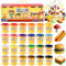 Yimomoyi Pack de 24 Botes de Plastilina No Tóxica, Plasticina con 24 Colores, Manualidades y Actividades Creativas, Niños y Niñas de 3 Años o Más, Botes de 57 Gramos
