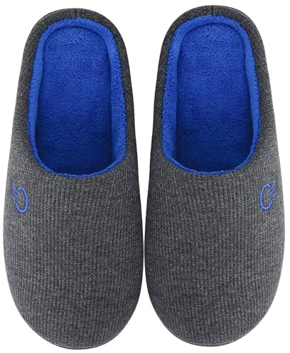 Mishansha Pantoufles Homme Chaussons Femme Hiver Chaud Taille 36-47 EU