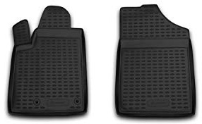 Element Gummimatten Passgenaue Fußmatten Citroen Berlingo 2005-2tlg, Schwarz