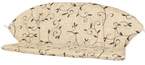 Kettler Polen KETTtex 2222 Auflage für Royal Garden MWH Bank Elegance Natur Ranken Sitzpolster