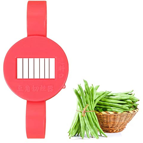 Affettatrice per fagioli, taglierina per fagioli affilati con impugnatura ergonomica, Grattugia affettatrice fagioli, trituratore di fagioli in acciaio inox per cucina a Dirfuny