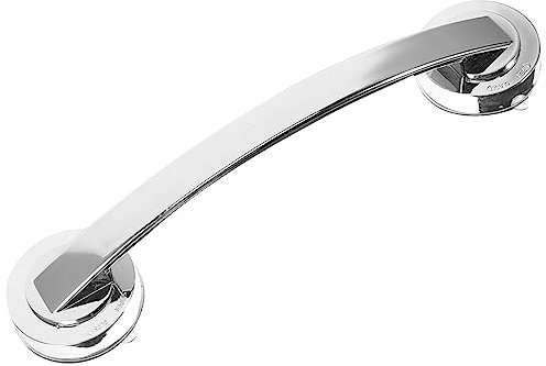 Gadpiparty Shower Grab Rail 12 Inch Suction Cup Grab Bars for Bathroom Shower Removable Shower Safety Handle Robust Bath Handle for Seniors Elderly Strong Handrails No