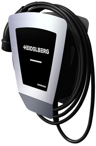 HEIDELBERG Amperfied Wallbox mit 11 kW Ladeleistung. §14 a-konform. Inkl 7,5 m Ladekabel. Optional 5 Jahre Garantie. Für Privat & Unternehmen. Ladestation Energy Control Plus
