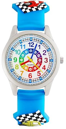 MUXIJIA Kinder Uhren für Jungen ab 3-10 Jahre, Analog Quarz Jungen und Mädchen Armbanduhr, 3D Cartoon Uhren Silikon Uhrenarmband Kinderuhr