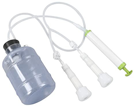Manuell mjölkmaskin, solid PEC bärbar kit för 3 000 ml ansträngningsbesparande gårdar för hem, get, får, ko, manuell vakuumpump 3L (3L manuell för