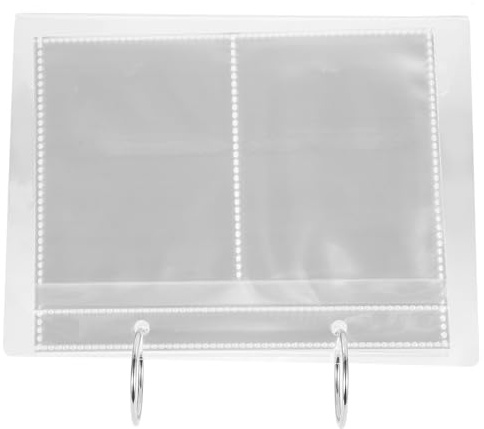 Beaupretty Album de Rangement pour Stickers Nail Art Organisateur de Pochoirs à Ongles Présentoir Autocollant Mini-Autocollants Album Photo Multifonctionnel pour Collection et Exposition