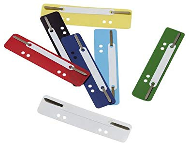 Durable Lot de 25 bandes de reliure flexibles Rouge 34 x 150 mm