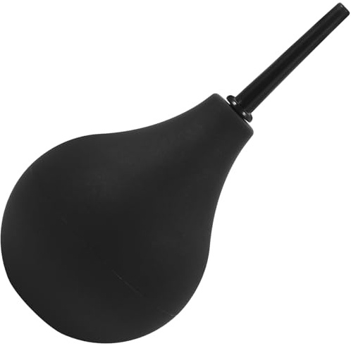 SUPVOX 224ml ear syringe bulb ear suction sucker squeeze ball Size L (Black)